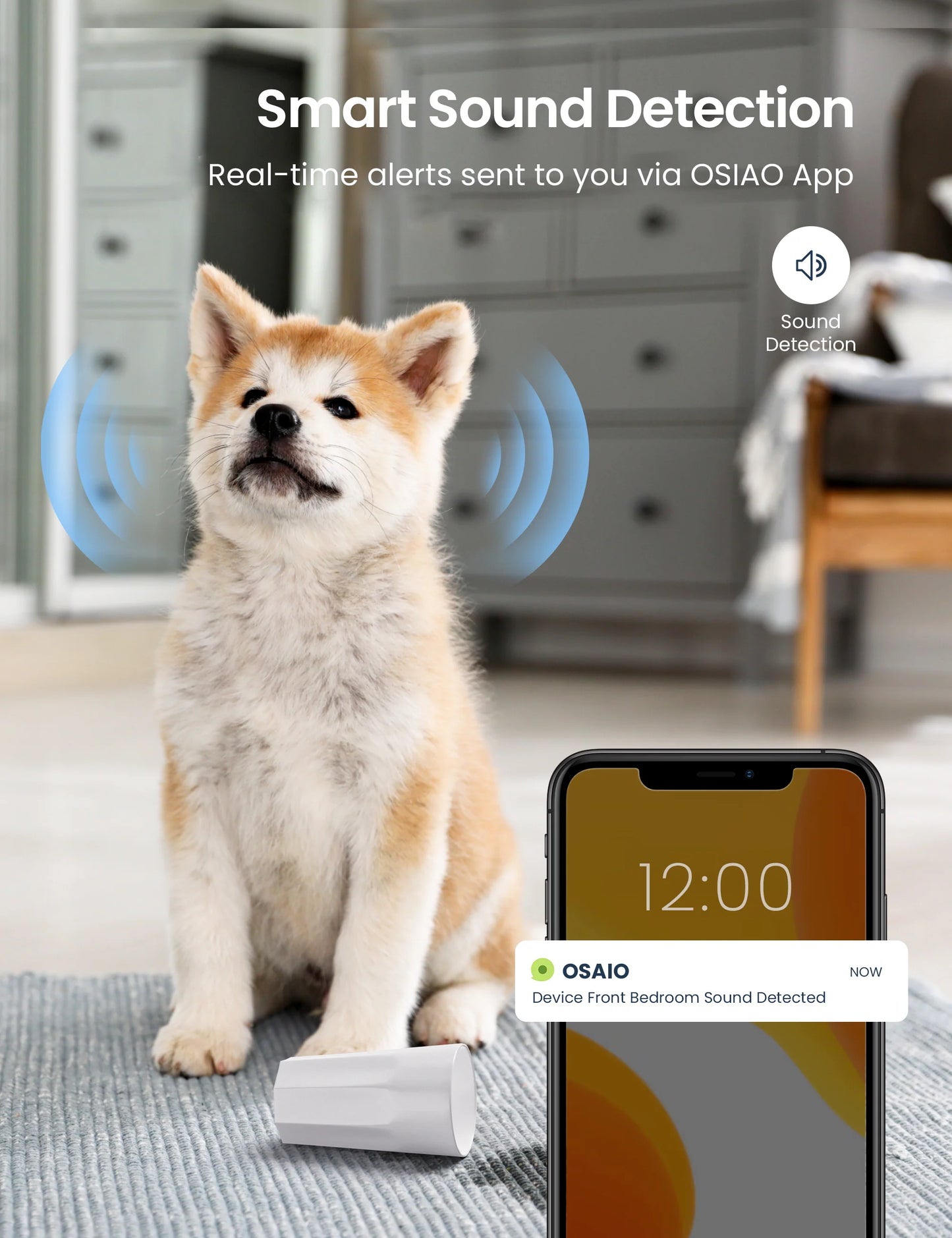 Indoor Security Camera, 1080P, 360°APP Pan, Motion Detection, 2-Way Audio, Alerts, Cloud, Alexa