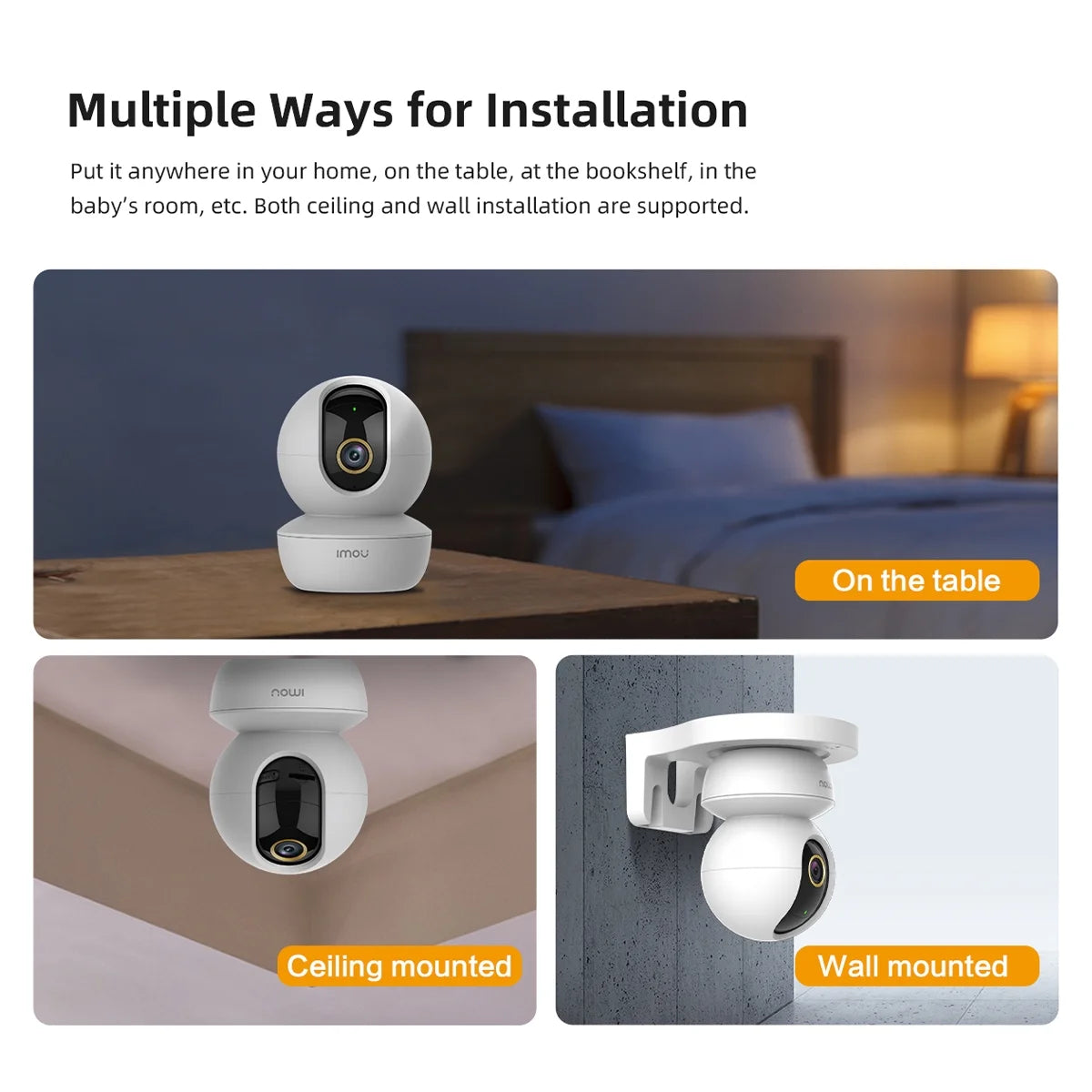 Ranger SE 4MP Wifi Camera 2 Way Audio Indoor Surveillance Camera