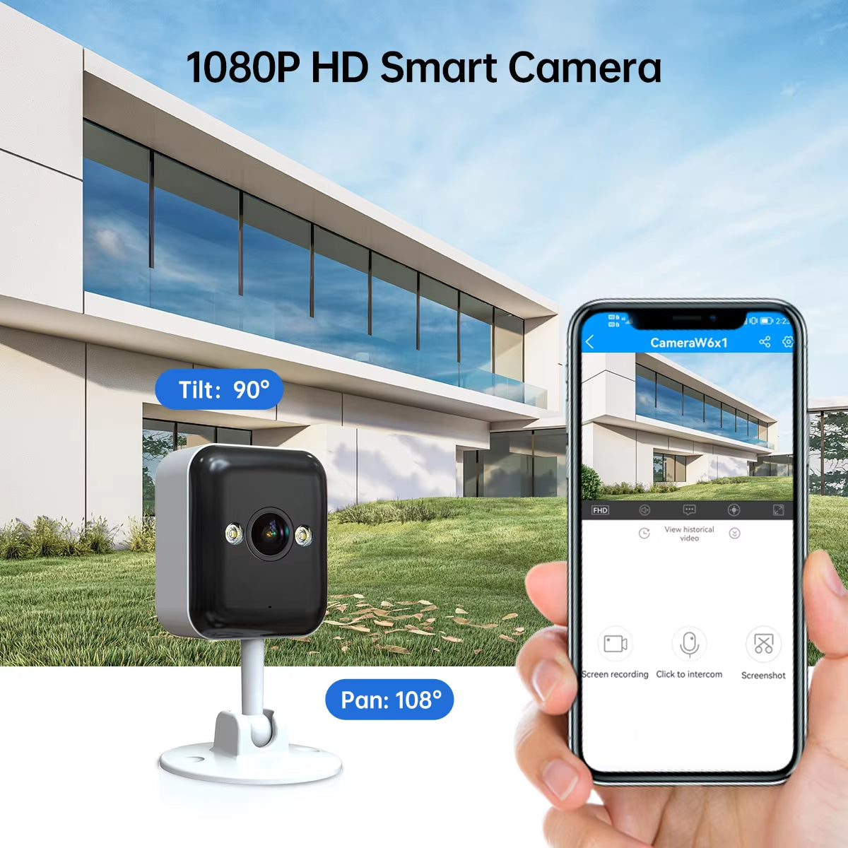 1080P Wireless IP Camera Outdoor Color Night CCTV Surveillance Camera 5X Zoom Wifi Security Camera Smart Home Baby Monitor