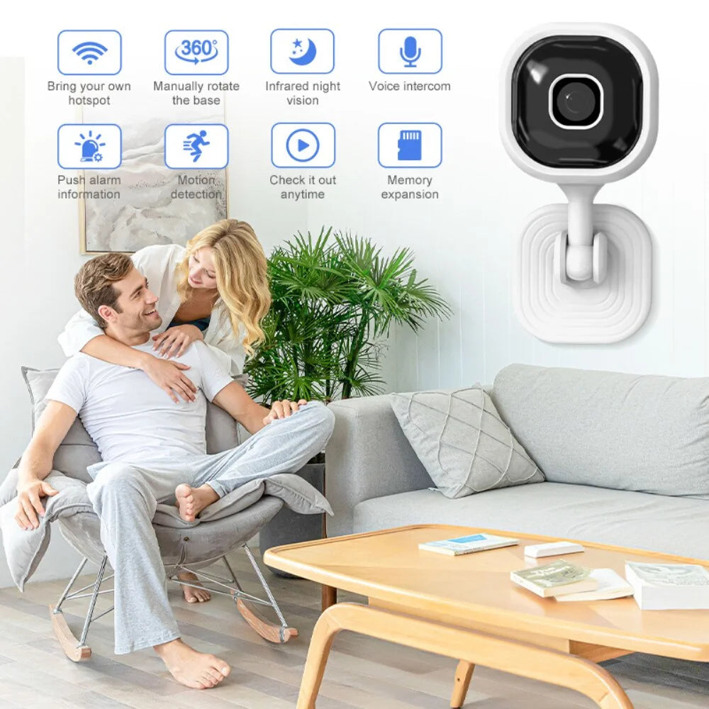 Two Way Audio Wireless Ip Camera Cctv Camera Infrared Night Vision Auto Tracking Mini Wifi Cam Surveillance Camera Baby Monitor
