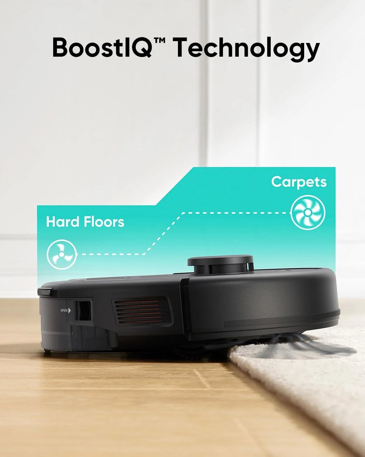 L60 Robot Vacuum, Ultra Strong 5,000 Pa Suction, Ipath Laser Navigation, for Deep