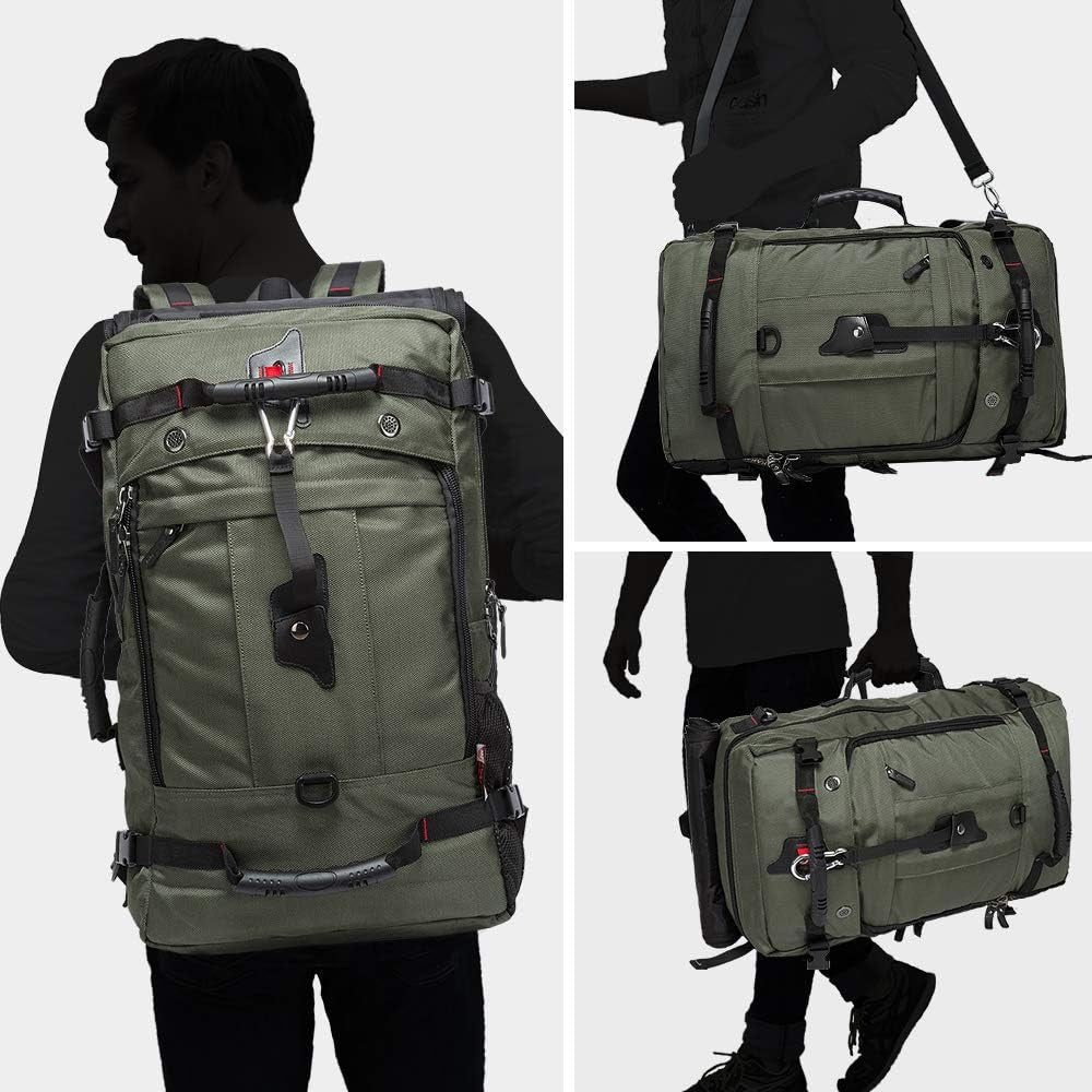 Travel Backpack, Carry on Backpack Durable Convertible Duffle Bag Fit for 15.6 Inch Laptop for Men and Women(Medium 35L)