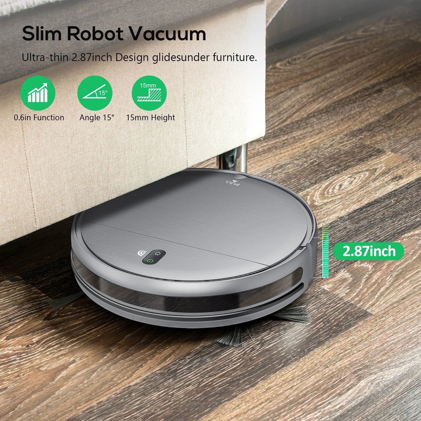 Robot Vacuum Cleaner, Robot Vacuum and Mop Combo with WIFI / Alexa for Pet Hair and Hard Floor