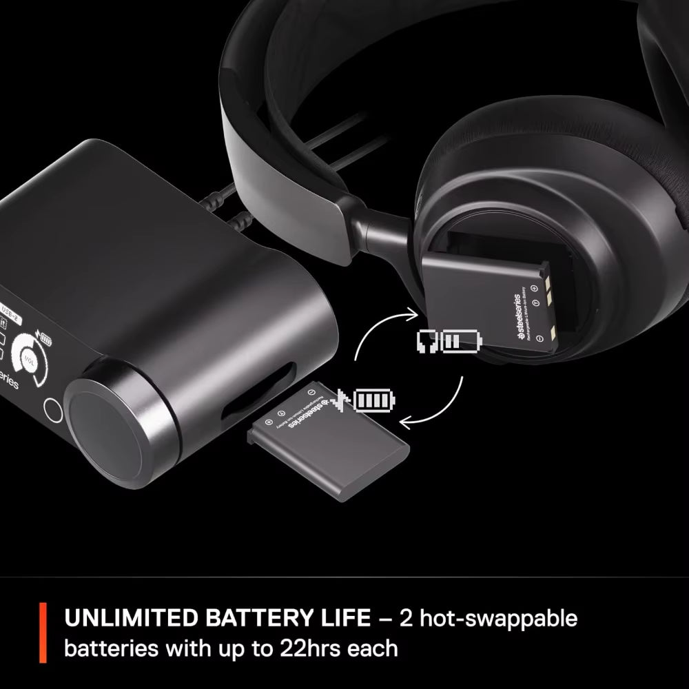 Wireless Multi-System Gaming Headset - Premium Drivers - Active Noise Cancellation - Infinity Power System