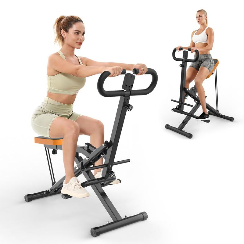 【Bellemave】Squat Machine for Home, Assist Trainer for Glutes Workout Foldable with Resistance Bands, for Botty Glutes Butt Thighs, Ab Back/Leg Press Hip Thrust for Home