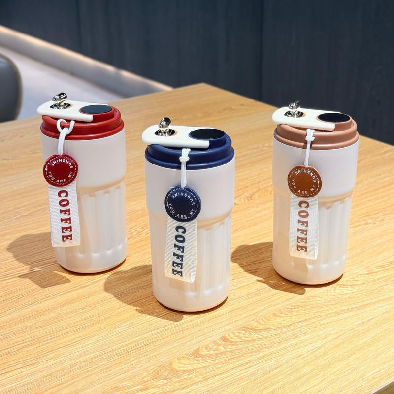 Intelligent Temperature Measuring Thermos Cup, High-Quality 316 Stainless Steel Coffee Cup, Accompanying Car Cup, Gift Water Cup, Birthday and Christmas Gift Classic Drinkware Flasks Resistance Portable Mug Tumbler Water Bottles