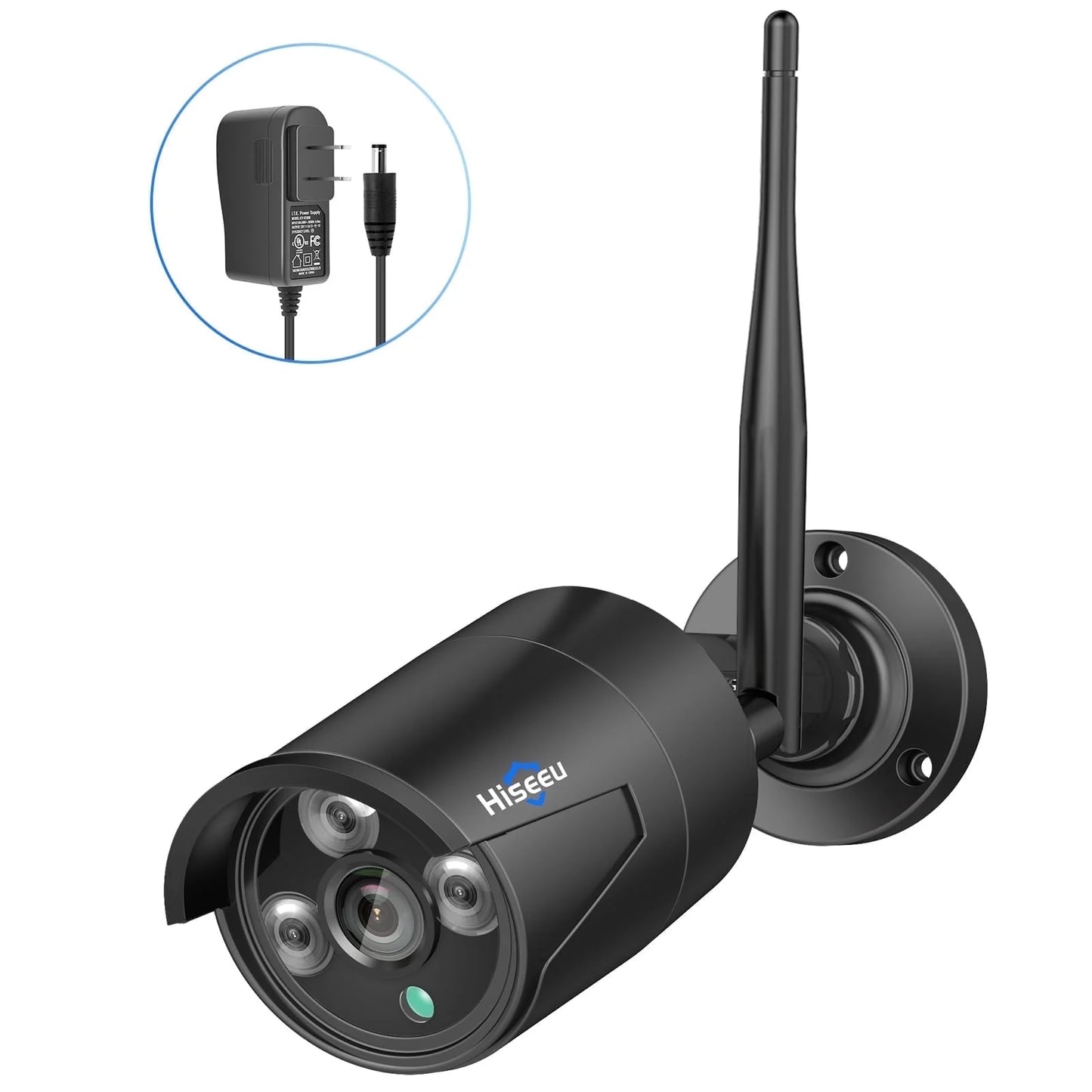Add-On Camera, 3MP Wireless Wifi Security Camera with One Way Audio