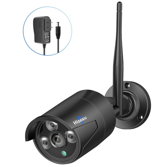 Add-On Camera, 3MP Wireless Wifi Security Camera with One Way Audio