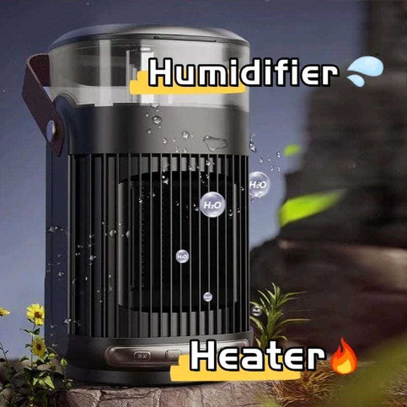 2 in 1 Portable Heaters and Indoor Humidifier Household Warm Air Blower High Power Room Heater for Home Office