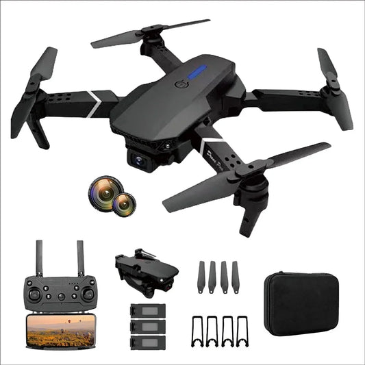 YT69 Drone with 1080P HD Camera Foldable RC Drone with 3D Flips Altitude Hold Gesture Selfie,2 Batteries,Percfect Gifts for Boys/Girls Beginners