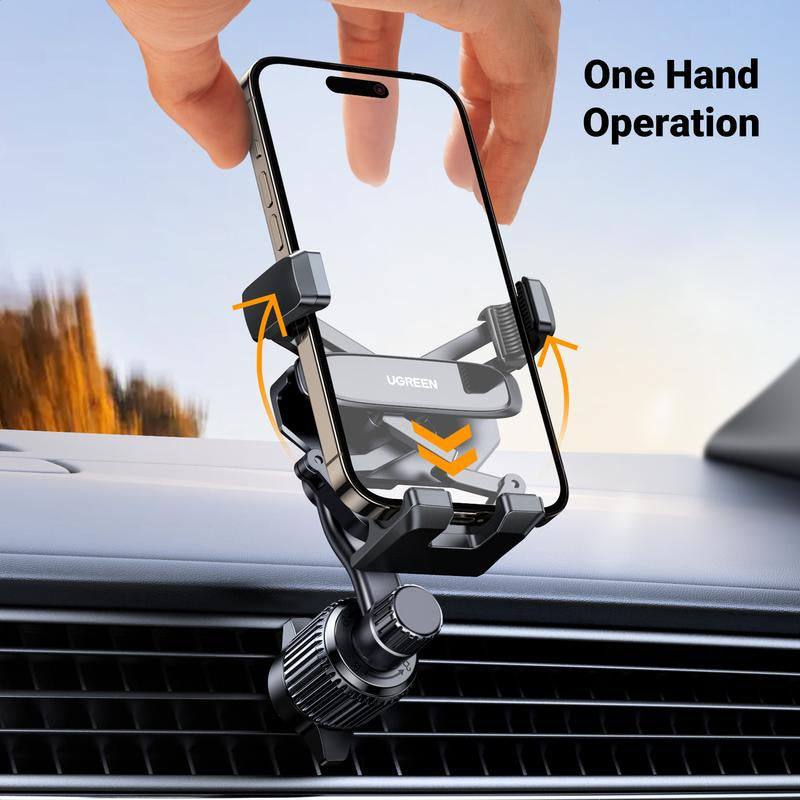 UGREEN Car Phone Holder 360 Degree Rotated Gravity Air Vent Phone Mount, Universal Smartphone Holder, Compatible with Iphone 15, Galaxy S24, 360 Rotation Cellphone
