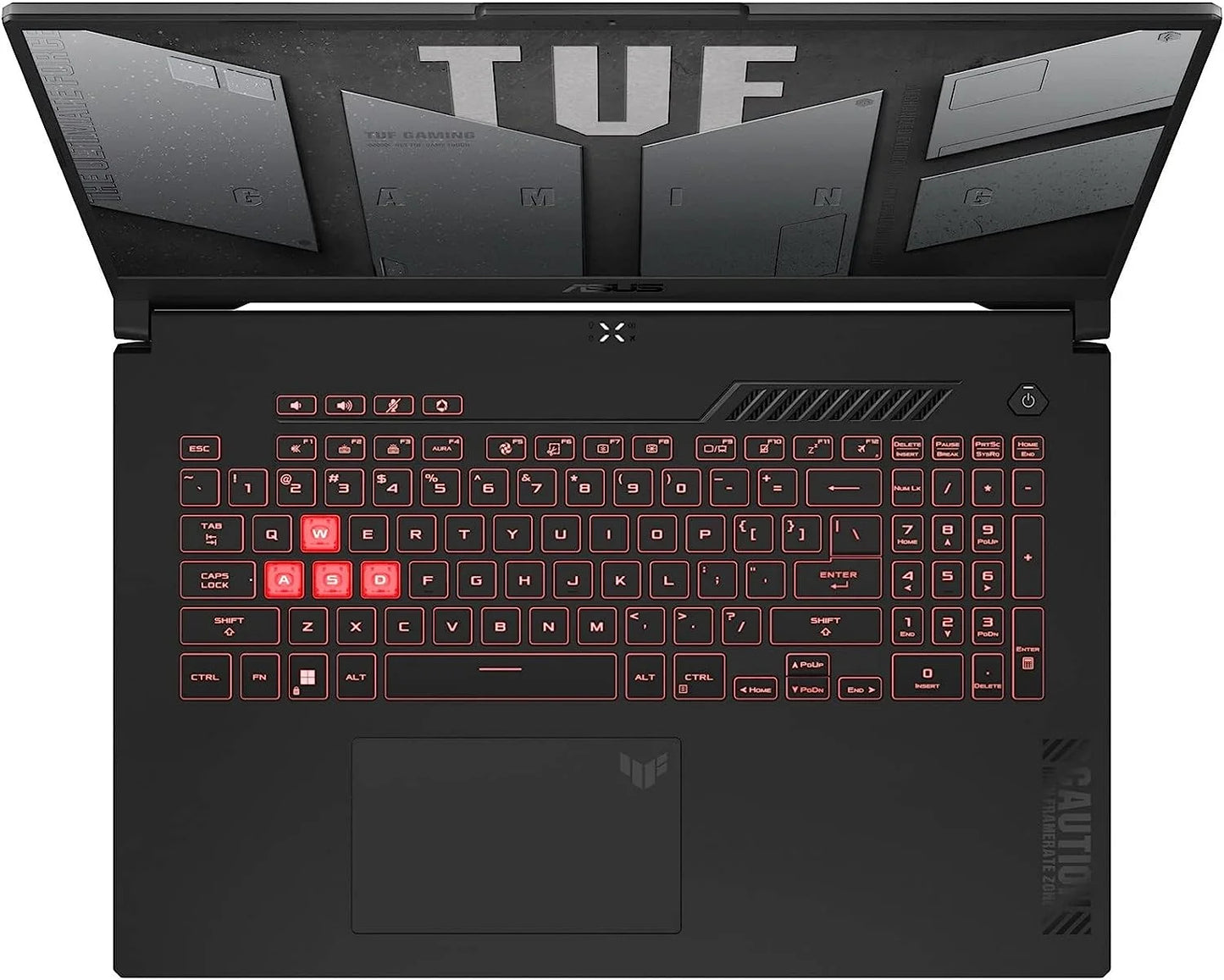 TUF Gaming A17 Gaming/Entertainment Laptop (AMD Ryzen 7 7735HS 8-Core, 17.3In 144Hz Full HD (1920X1080), Geforce RTX 4060, 64GB DDR5 4800Mhz RAM, Win 11 Pro)