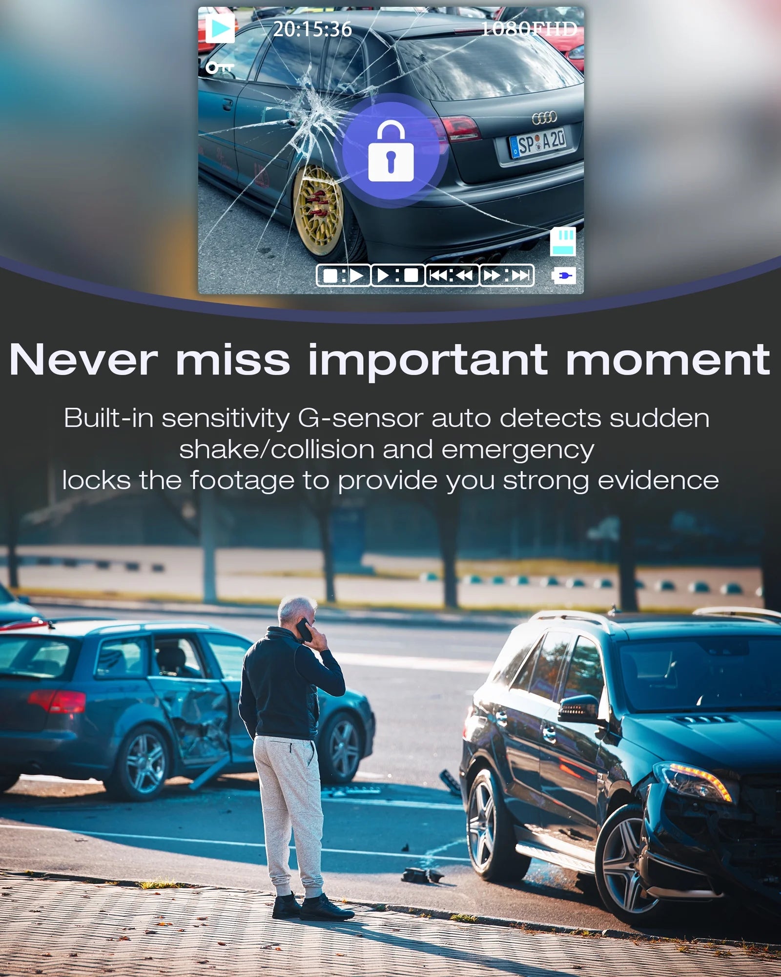 Dual Dash Cam Front and inside 1080P Dashcam for Cars with 64GB SD Card IR Night Vision Car Camera for Taxi Vehicle Accident Lock Parking Monitor