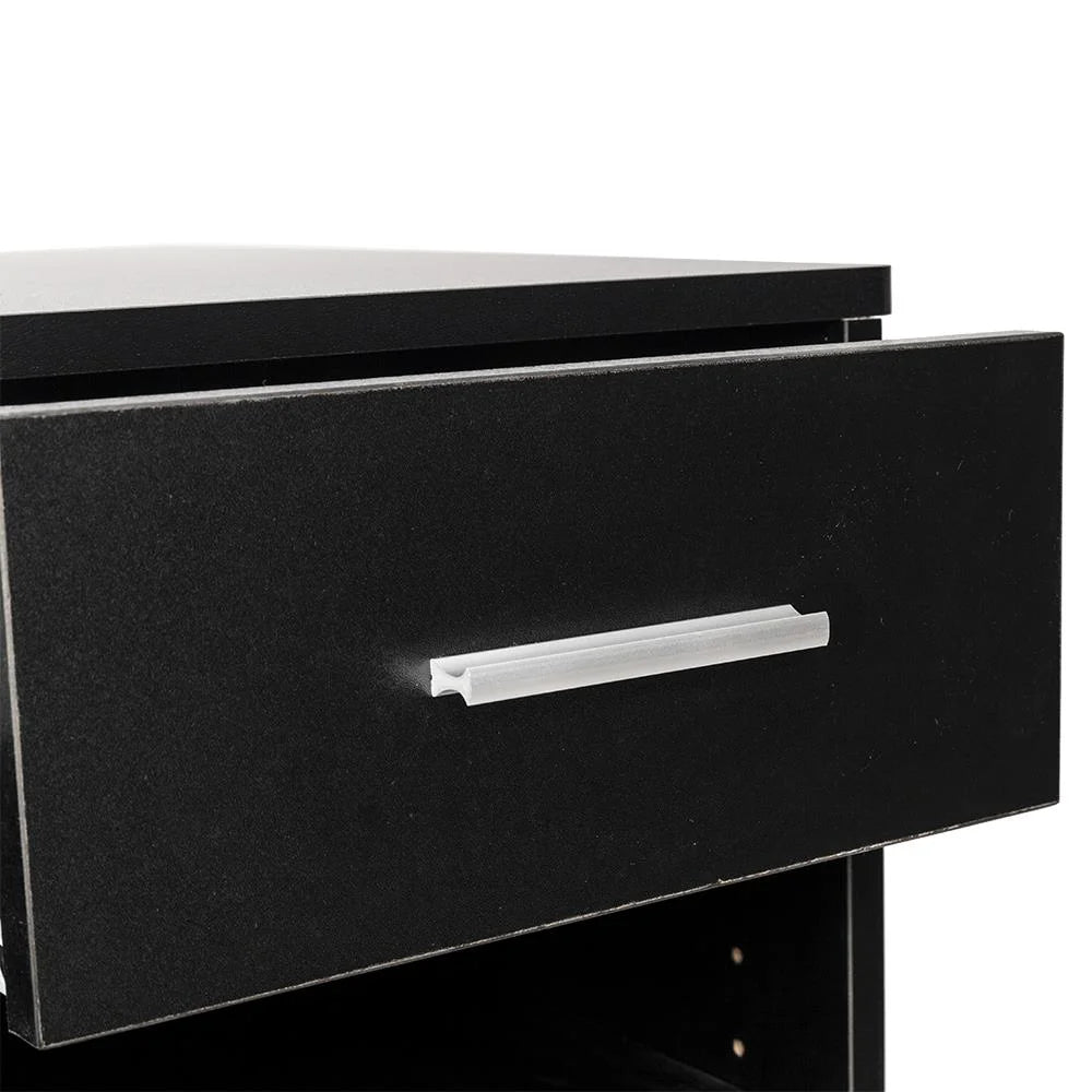 Writing Computer Lap Desk for Home Office, Desk Computer Table Study Writing Desk Workstation with Drawer Shelving