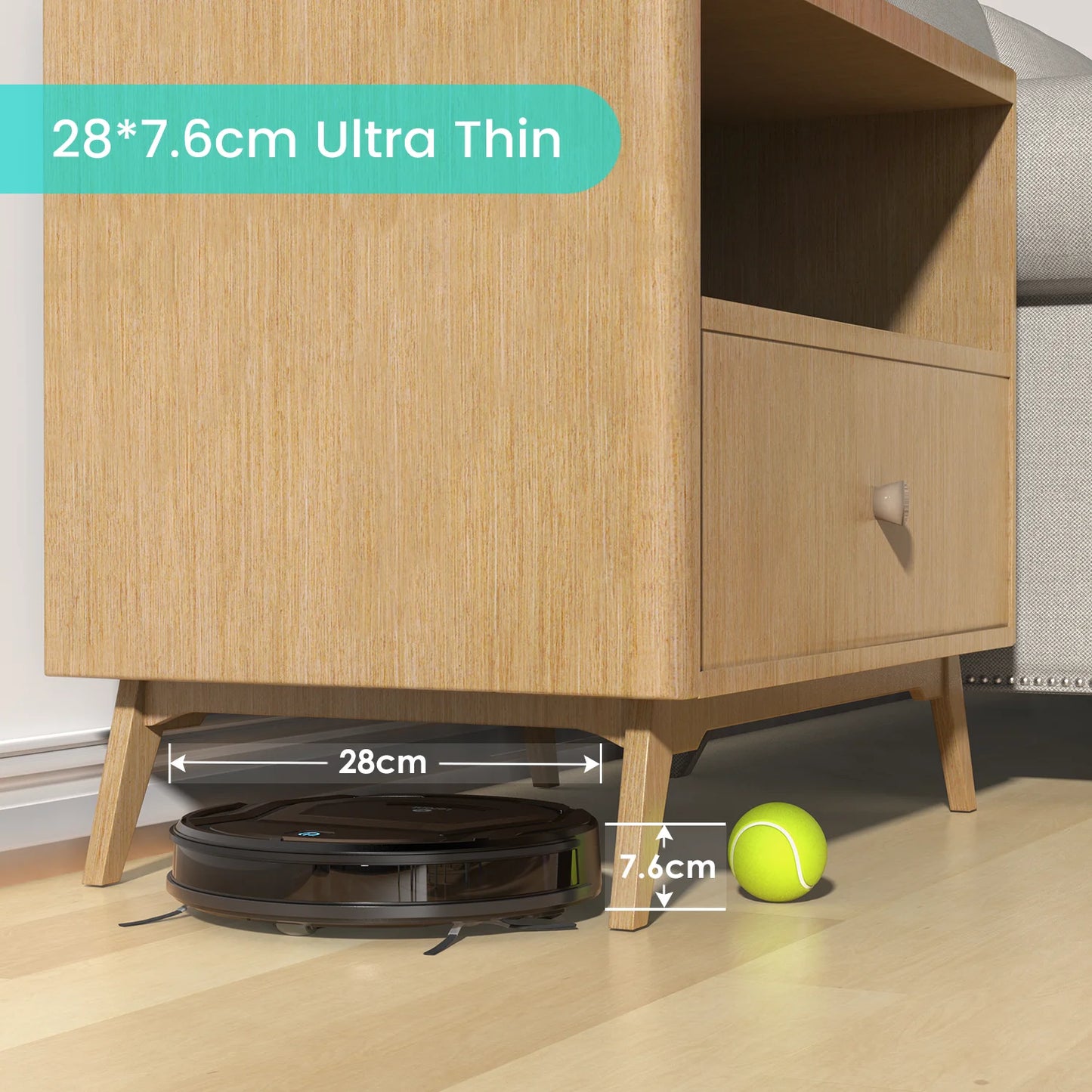 M210 Robot Vacuum and Mop, 2 in 1 Vacuum and Mopping