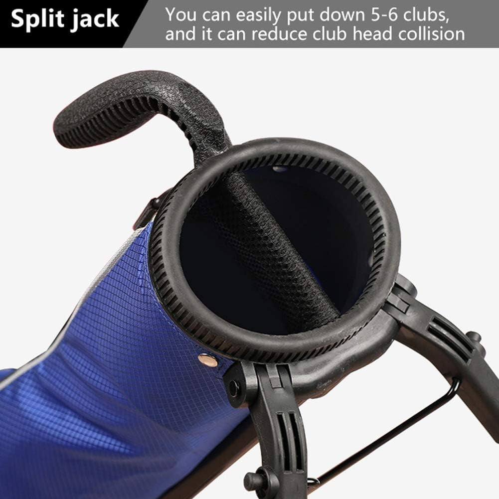 Golf Stand Bag Pitch and Putt Lightweight Stand/Carry Golf Bag Durable Golf Sunday Bag Golf Club Bag Ideal for Golf Course & Travel (Ship from USA)