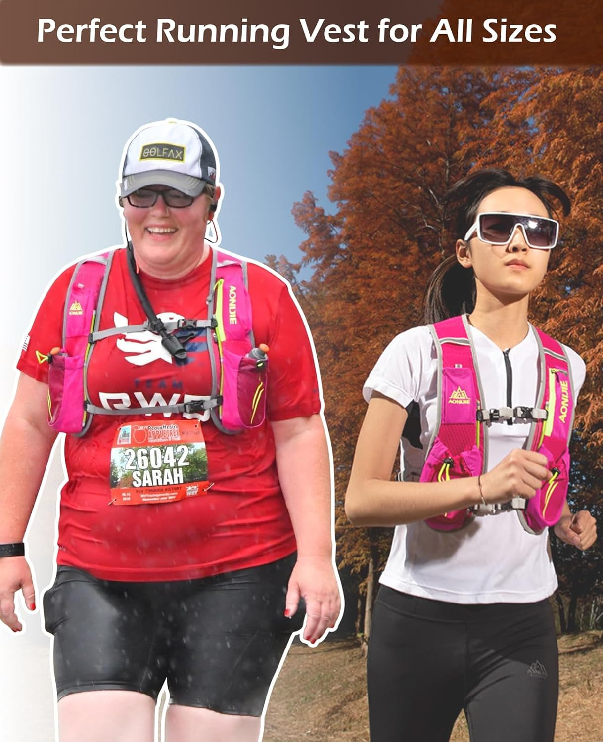 Hydration Pack Backpack 5L Marathoner Running Race Hydration Vest