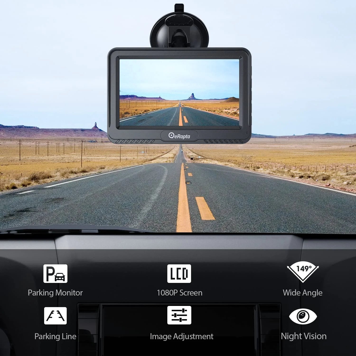 A43 4.3" HD Backup Camera System, IP69 Waterproof, for Cars and Trucks