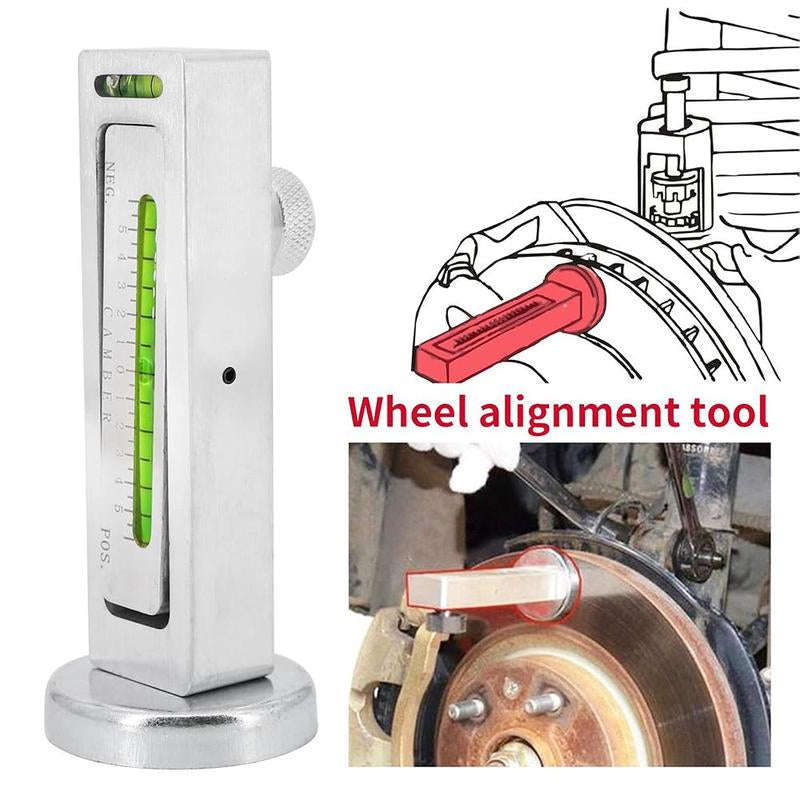 Universal Automotive Adjustable Magnetic Gauge Tool, Camber Castor Strut Wheel Alignment Tools for Car Vehicle Truck RV Tire, Wheel Gauge, Camber Alignment Tools, Camber Gauge, Car Gadgets for Men