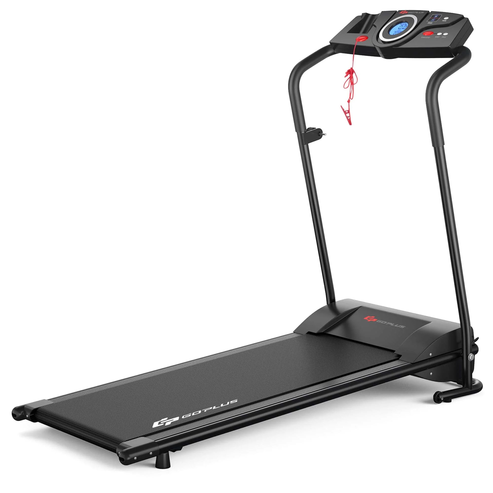 Goplus 1HP Electric Treadmill Folding Motorized Power Running Machine Fitness