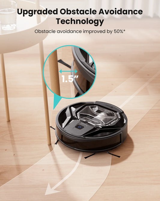M320 Robot Vacuum Cleaner and Mop - 6000Pa Powerful Suction, 240Mins Runtime, for Pet Hair and Hard Floors