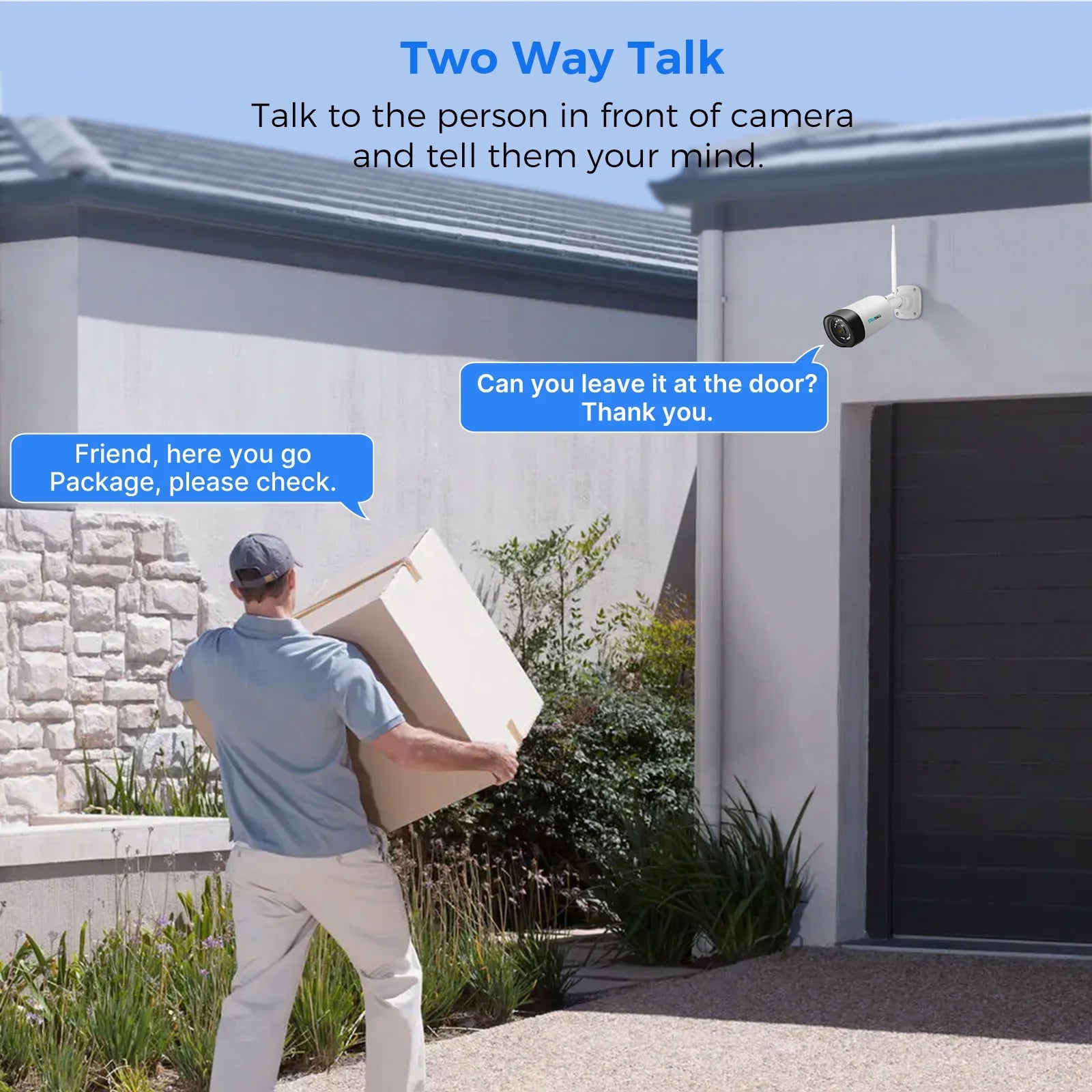 5MP Security Camera System with 1TB Hard Drive, Outdoor Security Camera Wireless Wifi with Two-Way Audio,Human Detection