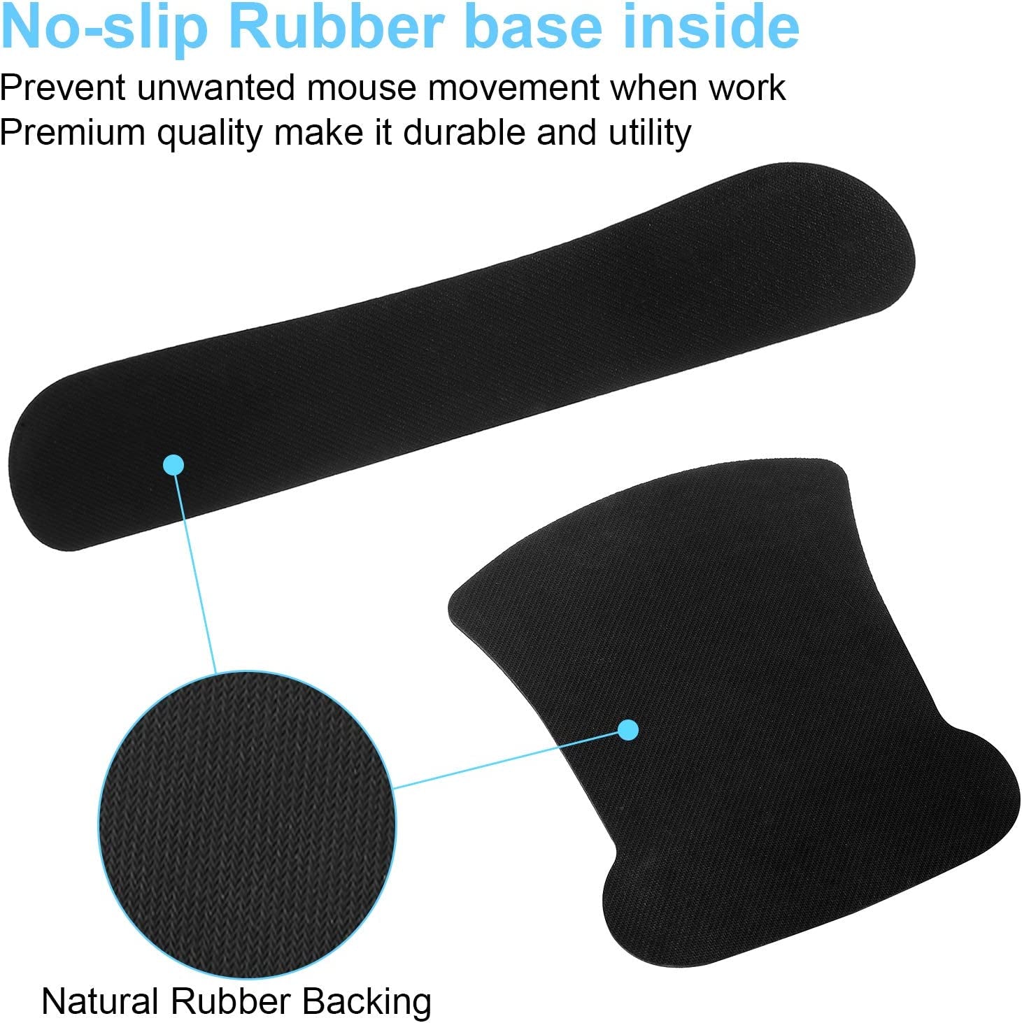 Ergonomic Mouse Pad with Wrist Rest Support and Keyboard Wrist Rest Pad,  Cute Wrist Pad with Non-Slip Rubber Base and Raised Memory Foam, Easy Typing & Pain Relief, Peony Flowers