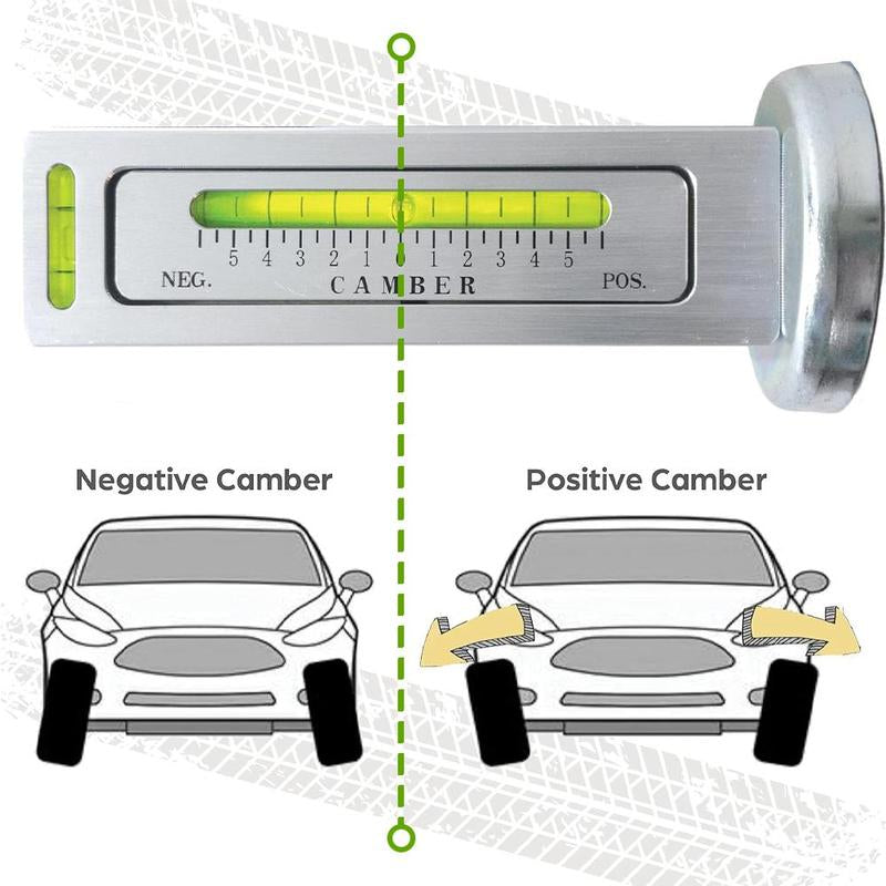 Universal Automotive Adjustable Magnetic Gauge Tool, Camber Castor Strut Wheel Alignment Tools for Car Vehicle Truck RV Tire, Wheel Gauge, Camber Alignment Tools, Camber Gauge, Car Gadgets for Men