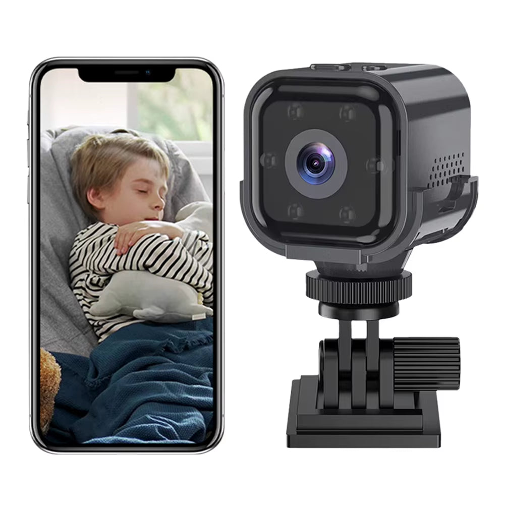 Wifi Mini Camera Two Way Audio Smart Wireless Camera Built-In Battery Surveillance Camera 960Mah for Indoor Outdoor Home Office