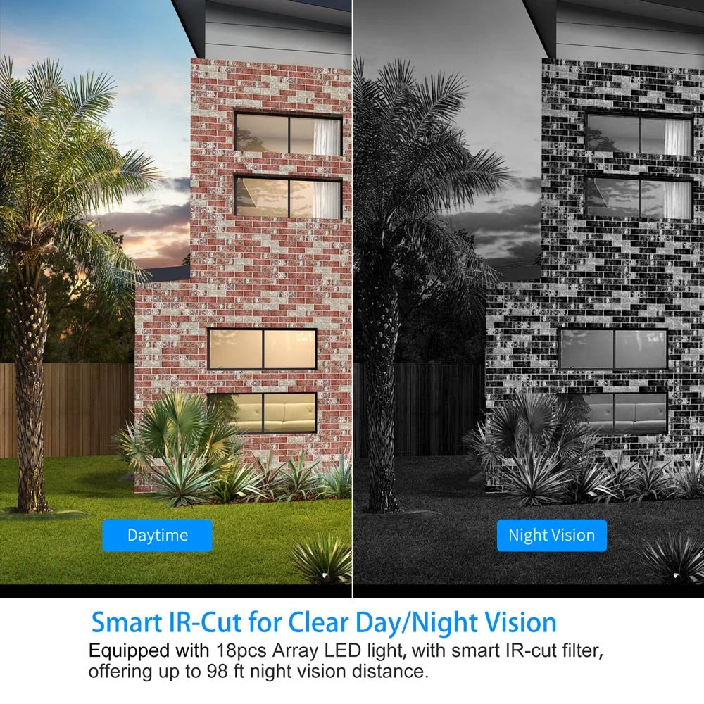 Add-On Camera, 3MP Wireless Wifi Security Camera with One Way Audio