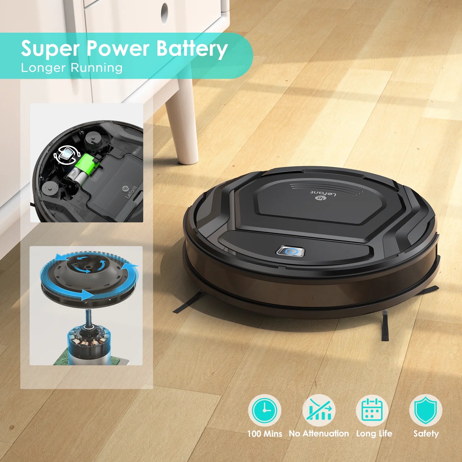 M210 Robot Vacuum and Mop, 2 in 1 Vacuum and Mopping