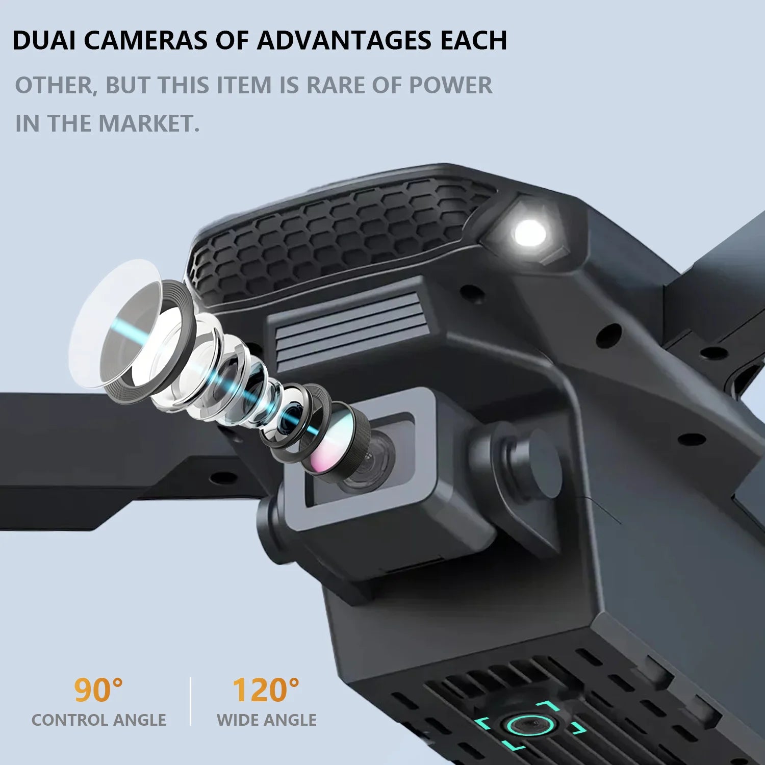 YT69 Drone with 1080P HD Camera Foldable RC Drone with 3D Flips Altitude Hold Gesture Selfie,2 Batteries,Percfect Gifts for Boys/Girls Beginners