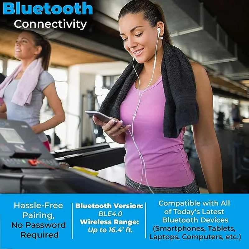Folding Exercise Running Treadmill Machine, Upgraded Electric Motorized Exercise Equipment with 36 Pre-Set Program, 15 Incline Level, Bluetooth Music and App Support for Home Gym or Office