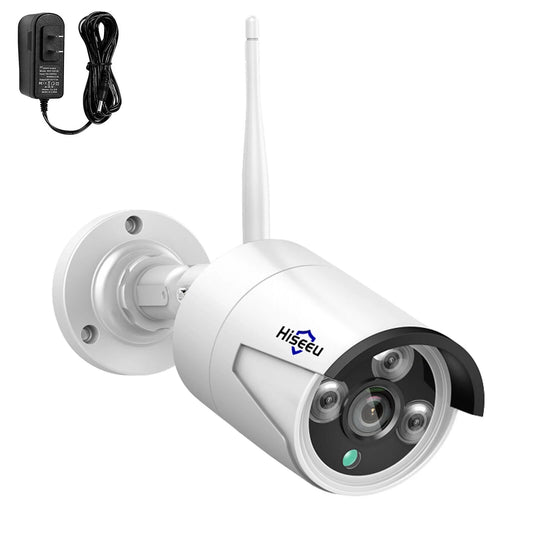 Add-On Camera, 3MP Wireless Wifi Security Camera with Audio Recording,Ip66 Waterproof,64Ft IR Night Vision,Ai Human Detection,Compatible with  Wireless Wifi Security Camera System-White