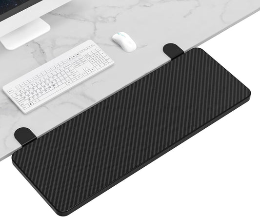 Ergonomic Desk Extension Tray, 75X24Cm, Clamp without Punch, Keyboard Drawer Tray, Computer Armrest Table Stand