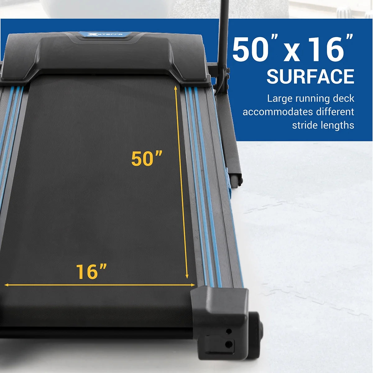 Fitness TR200 Folding Treadmill: Xtrasoft Cushioned Deck, 5.5" LCD Display, 3 Manual Incline Levels