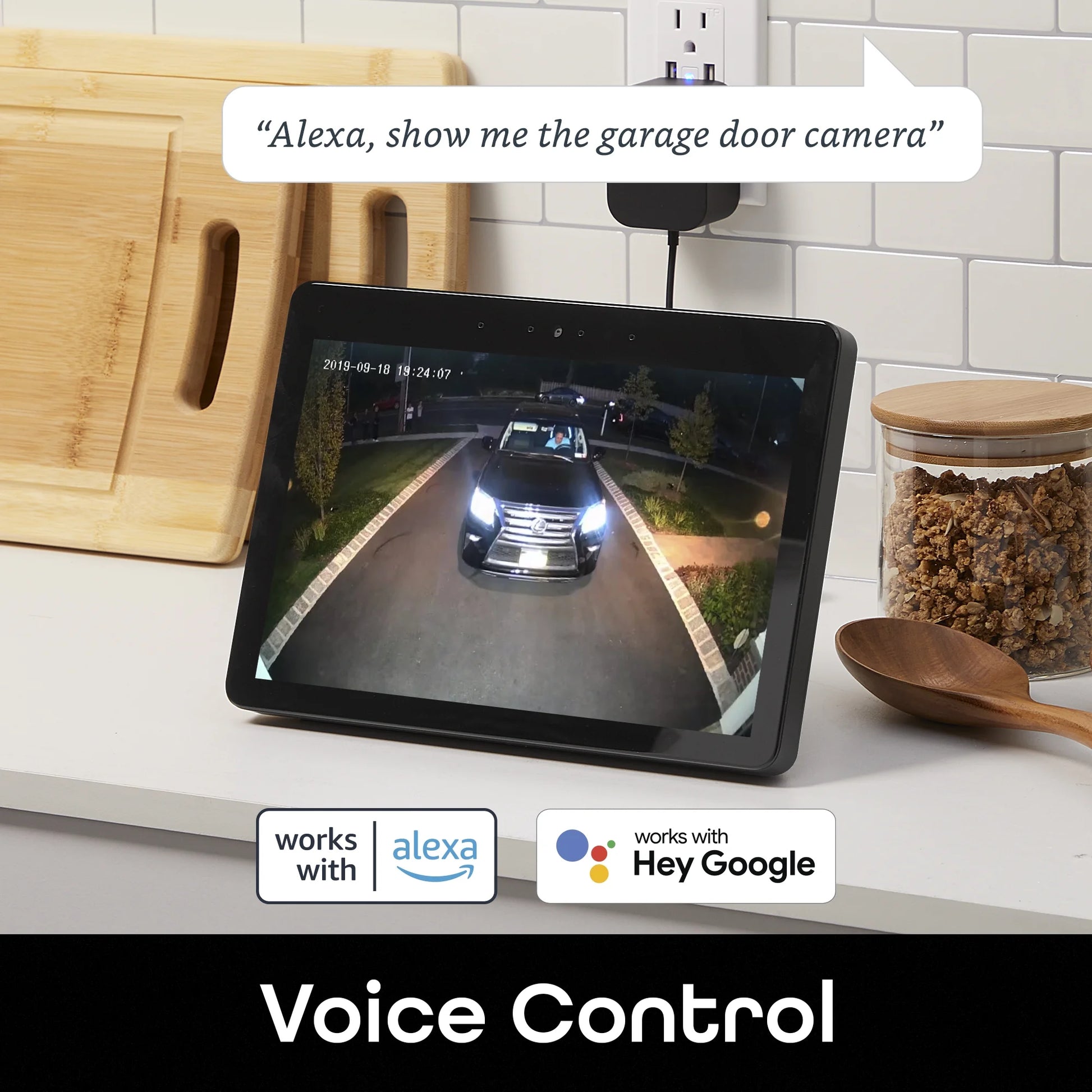 Hawk 2 Smart Security Outdoor Wired IP66 Camera | Night Vision, Motion Sensor, 2 Way Audio | Works with Alexa & Google Home | Weatherproof Black Surveillance Cam