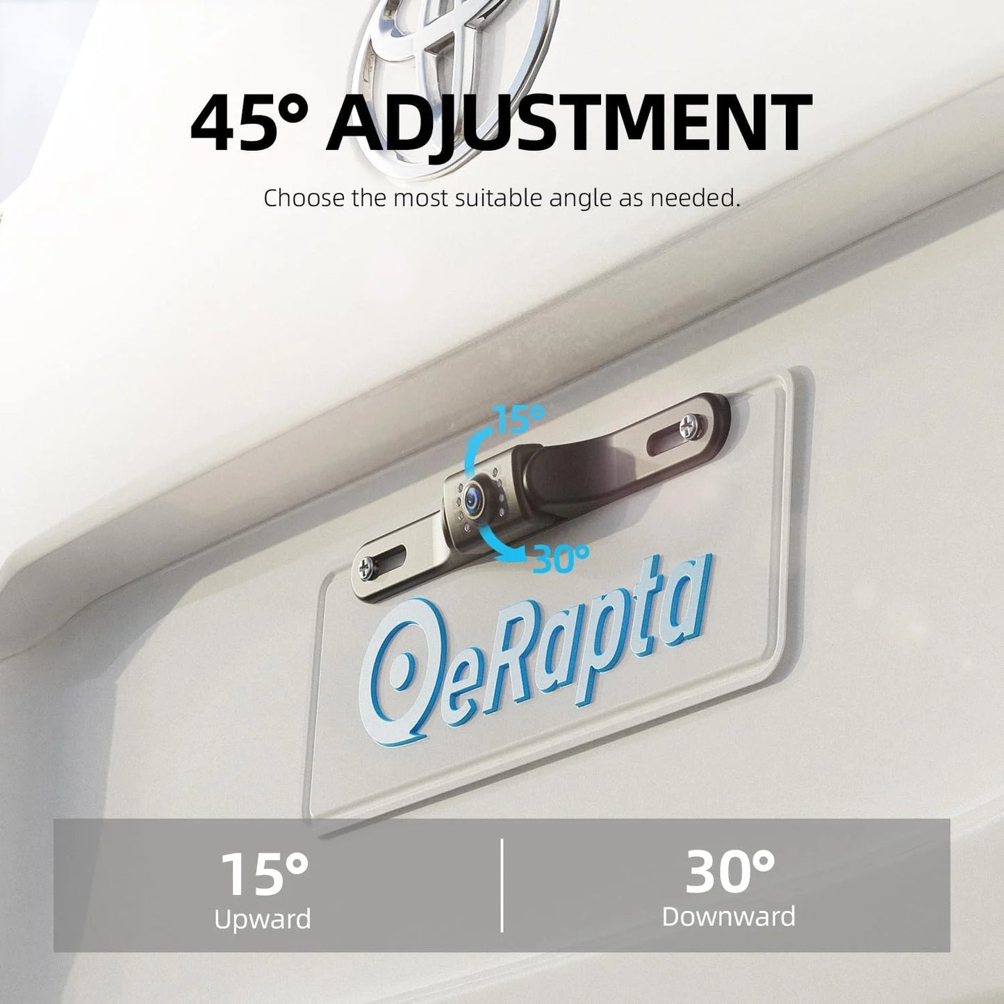 A43 4.3" HD Backup Camera System, IP69 Waterproof, for Cars and Trucks