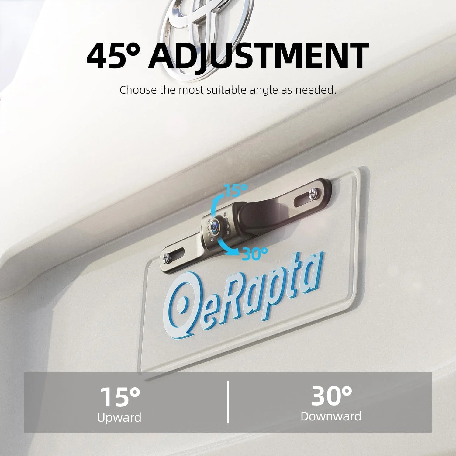 A43 4.3" HD Backup Camera System, IP69 Waterproof, for Cars and Trucks